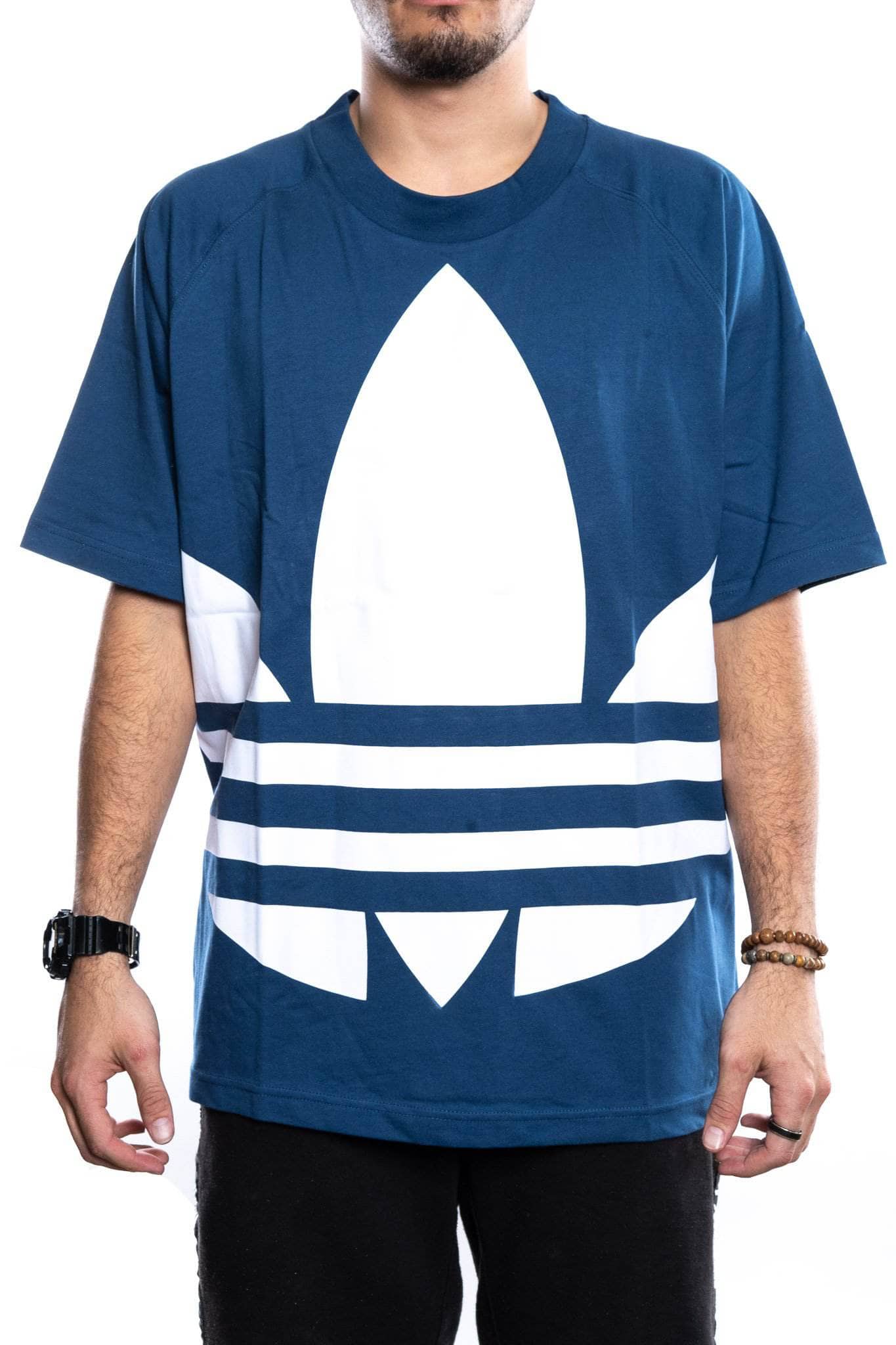 adidas big trefoil tee navy oversized Trainers AU – trainers