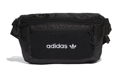 BLACK/WHITE adidas premium essentials waistbag large adidas bag