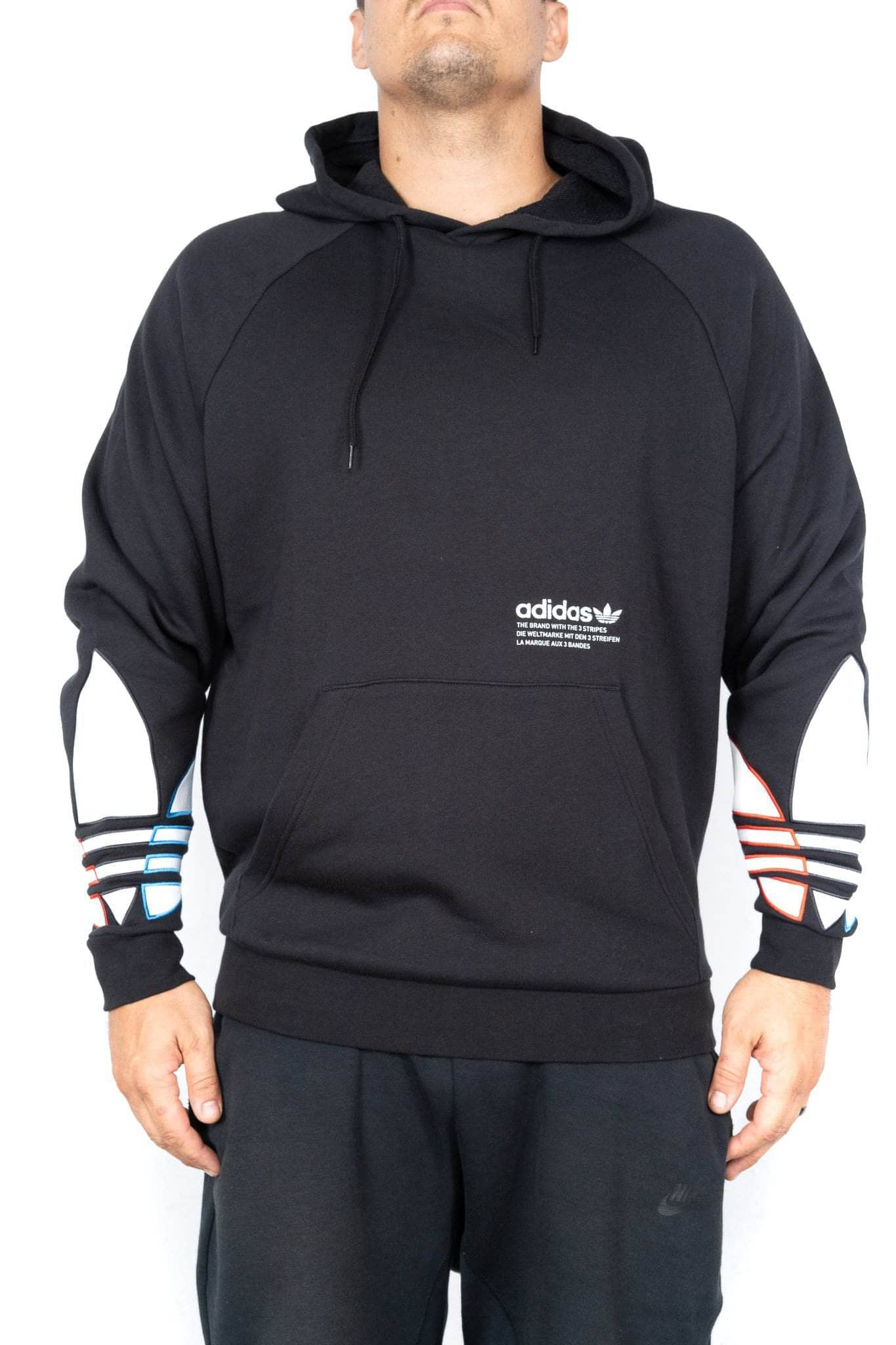 adidas tricolour hoody Adidas hoody