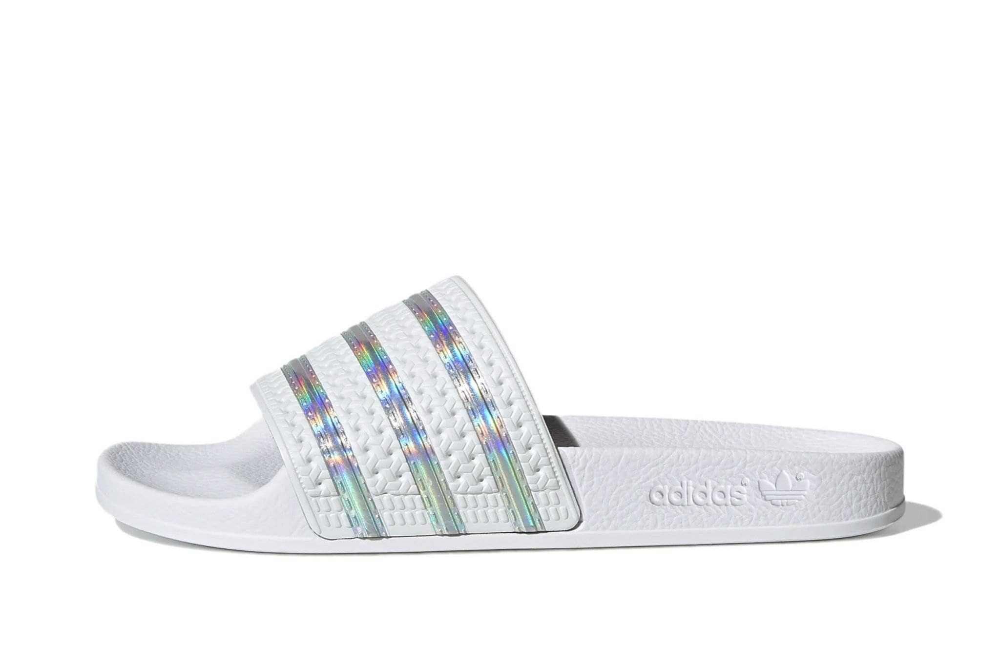 CRYWHT/FTWWHT/CRYWHT / US 9 adidas womens adilette Adidas slide