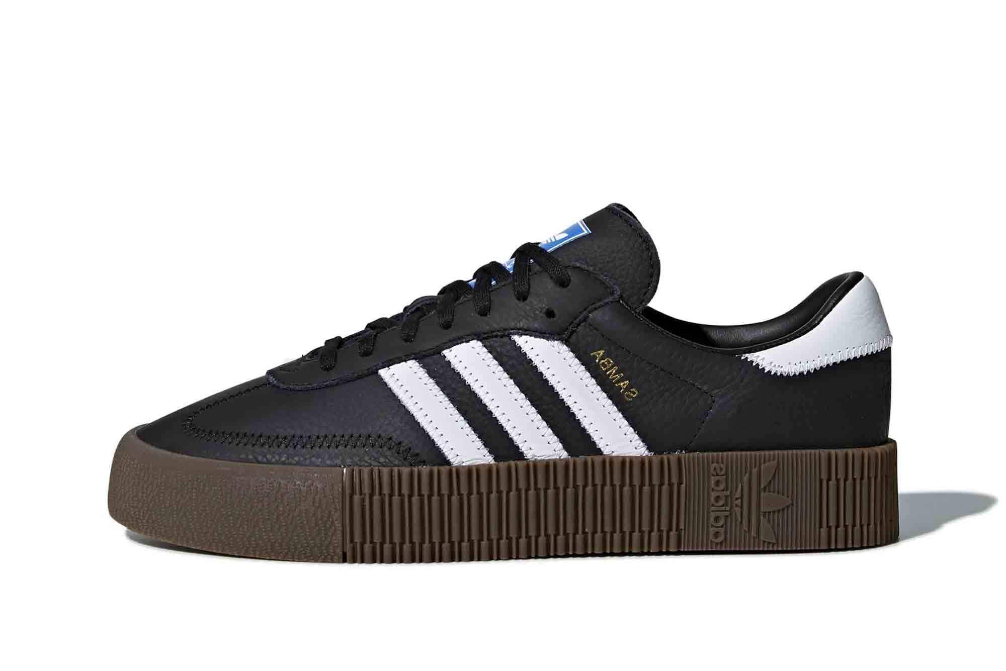 black/white/gum / US 6 adidas womens sambarose adidas 4059814926637 Shoe