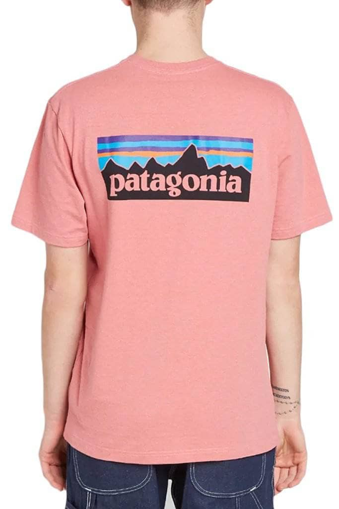 sticker pink / S patagonia p6 logo responsibili tee patagonia Shirt