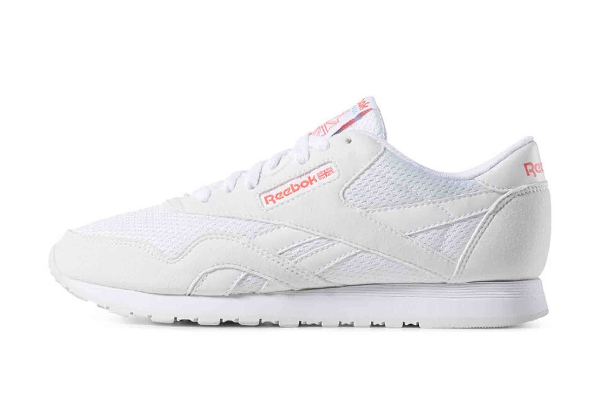 white/blue/red / US 6 reebok cl nylon TXT reebok 4061617958647 Shoe
