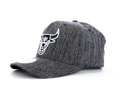 Black/White/Heather mitchell and ness chicago bulls 110 snapback mitchell and ness cap