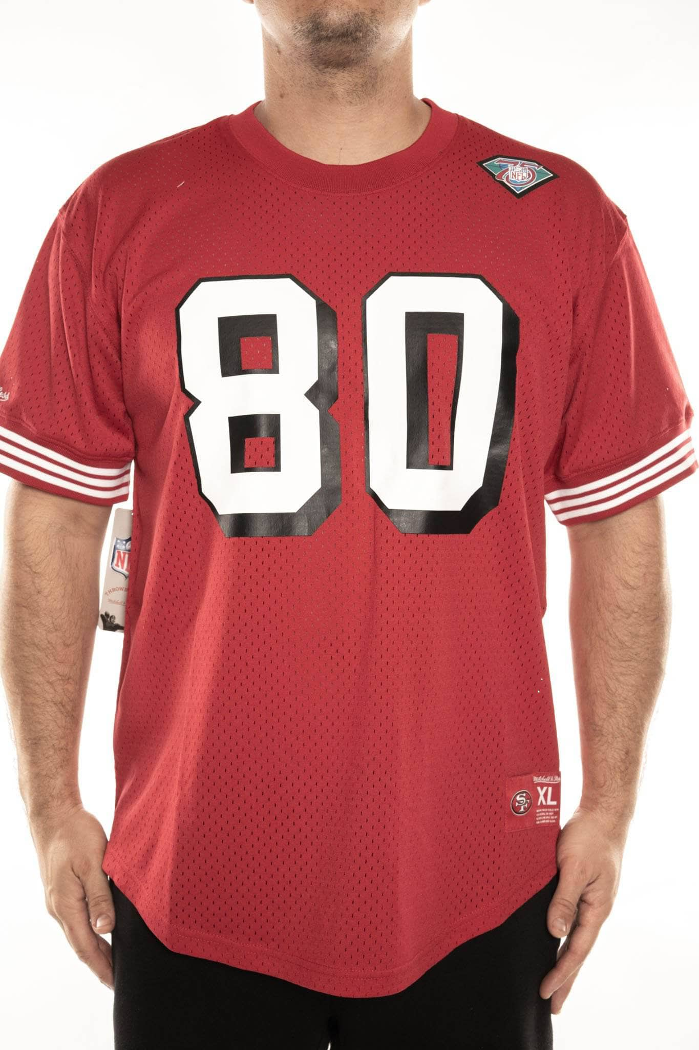 mitchell and ness 49ers rice 80 crew mitchell and ness jersey