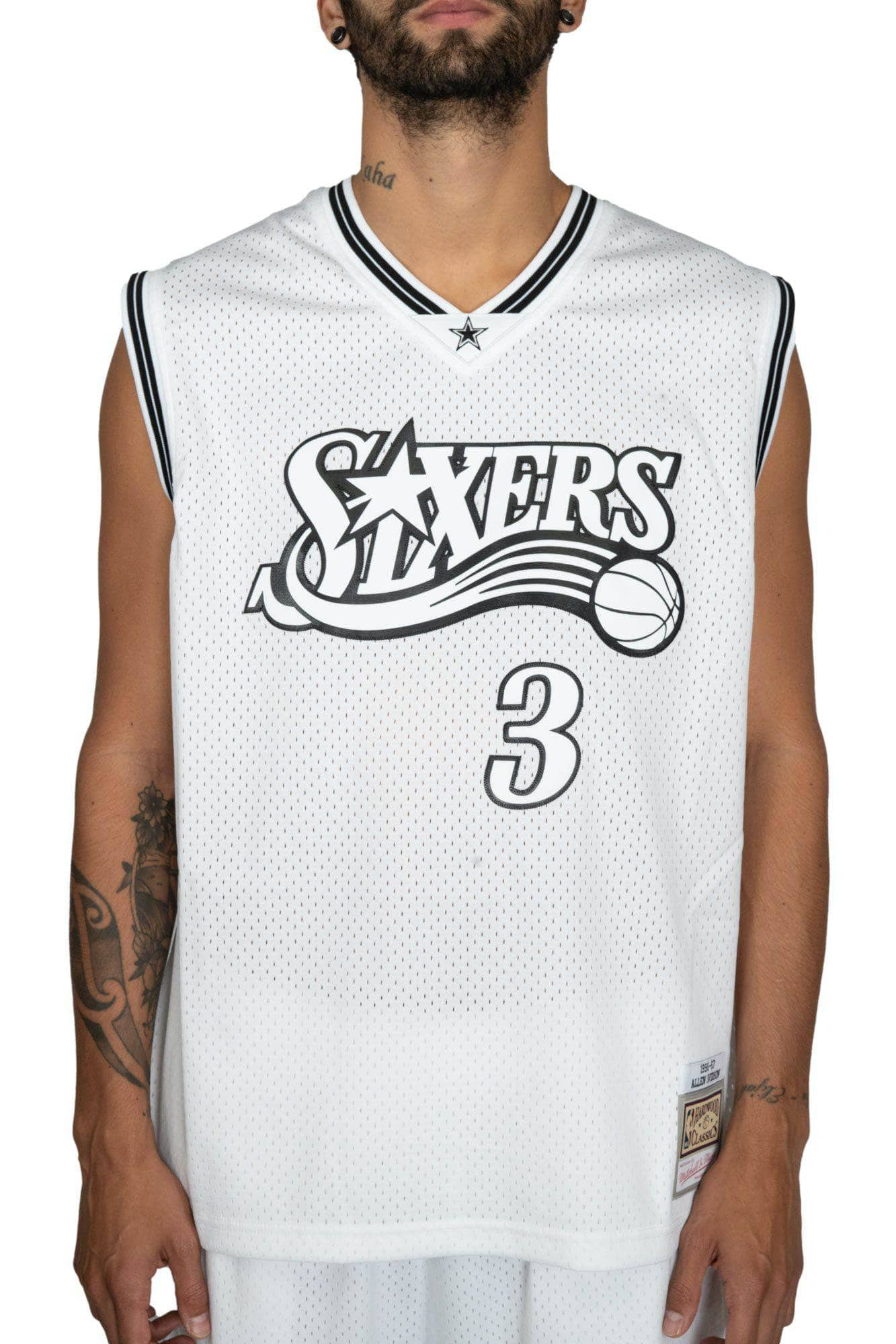 mitchell and ness 76ers allen iverson swingman jersey mitchell and ness tank