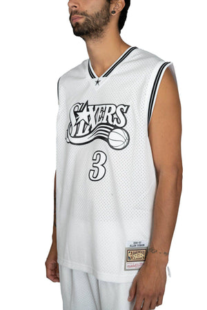 mitchell and ness 76ers allen iverson swingman jersey mitchell and ness tank