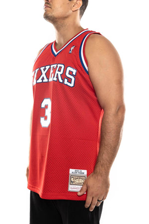 mitchell and ness 76ers iverson 02-03 nba swingman jersey mitchell and ness tank