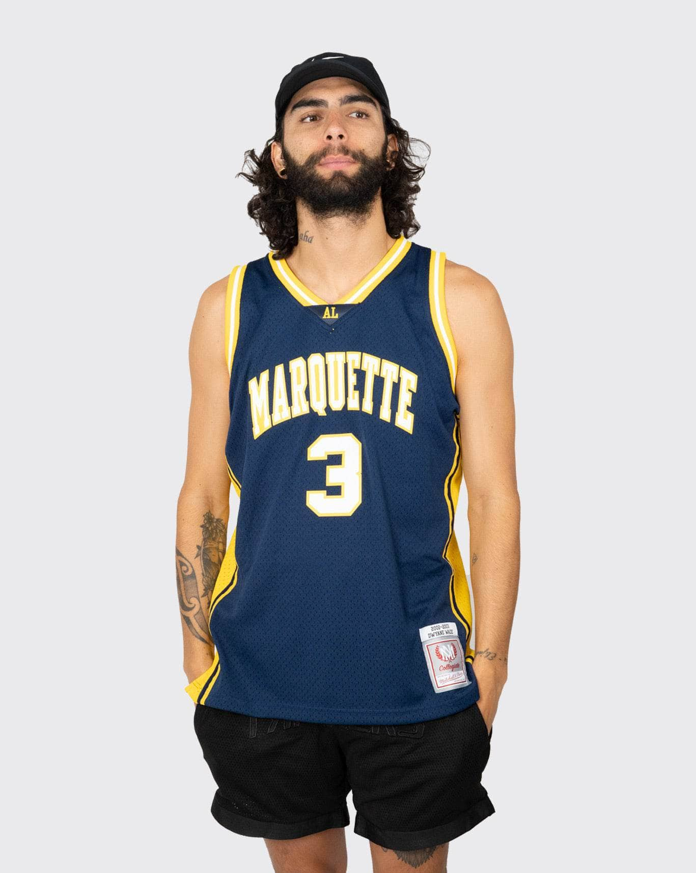 mitchell and ness Marquette wade 02-03 jersey blue mitchell and ness tank