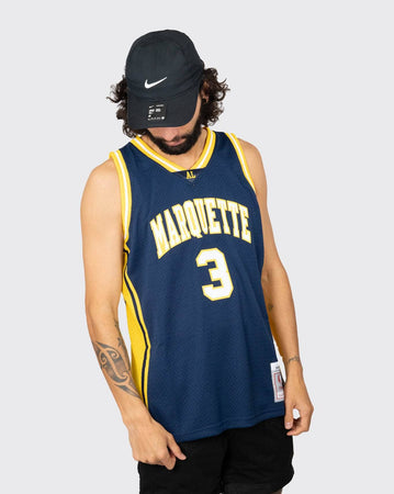 mitchell and ness Marquette wade 02-03 jersey blue mitchell and ness tank