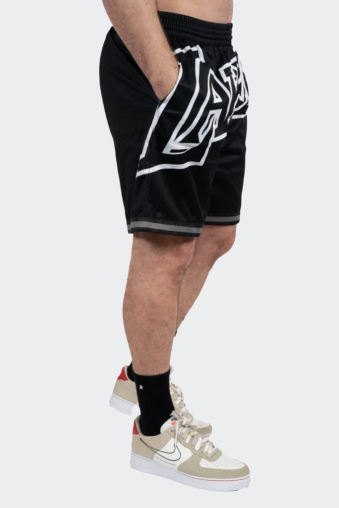 Mitchell and Ness Big Face Swing Shorts Lakers Trainers