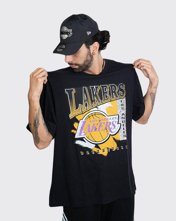 mitchell and ness brush off lakers tee MNLL1176 mitchell and ness Shirt