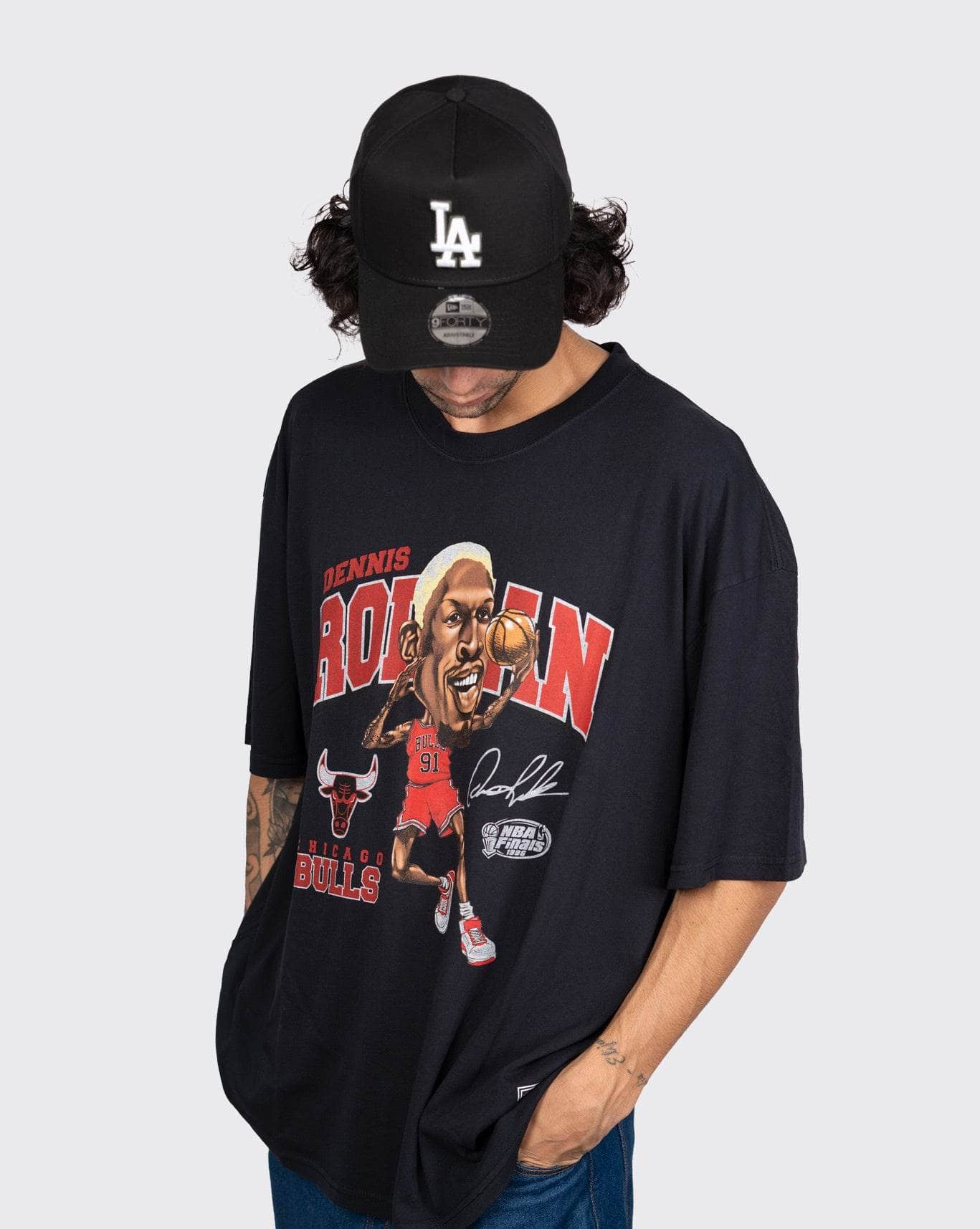 Mitchell & Ness Caricature Bulls Tee mitchell & ness Shirt