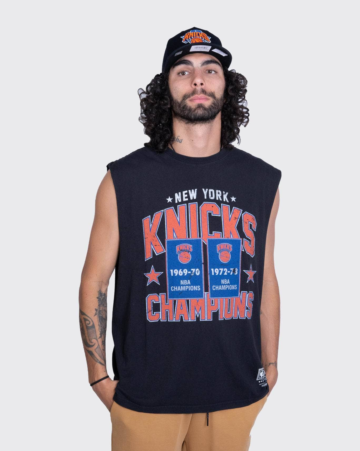 Mitchell & Ness Champions Knicks Muscle mitchell & ness tank