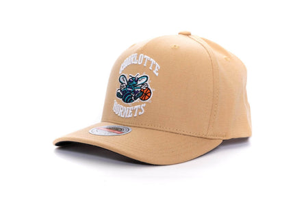 khaki mitchell and ness charlotte hornets pinch panel mitchell and ness 195563025949 cap