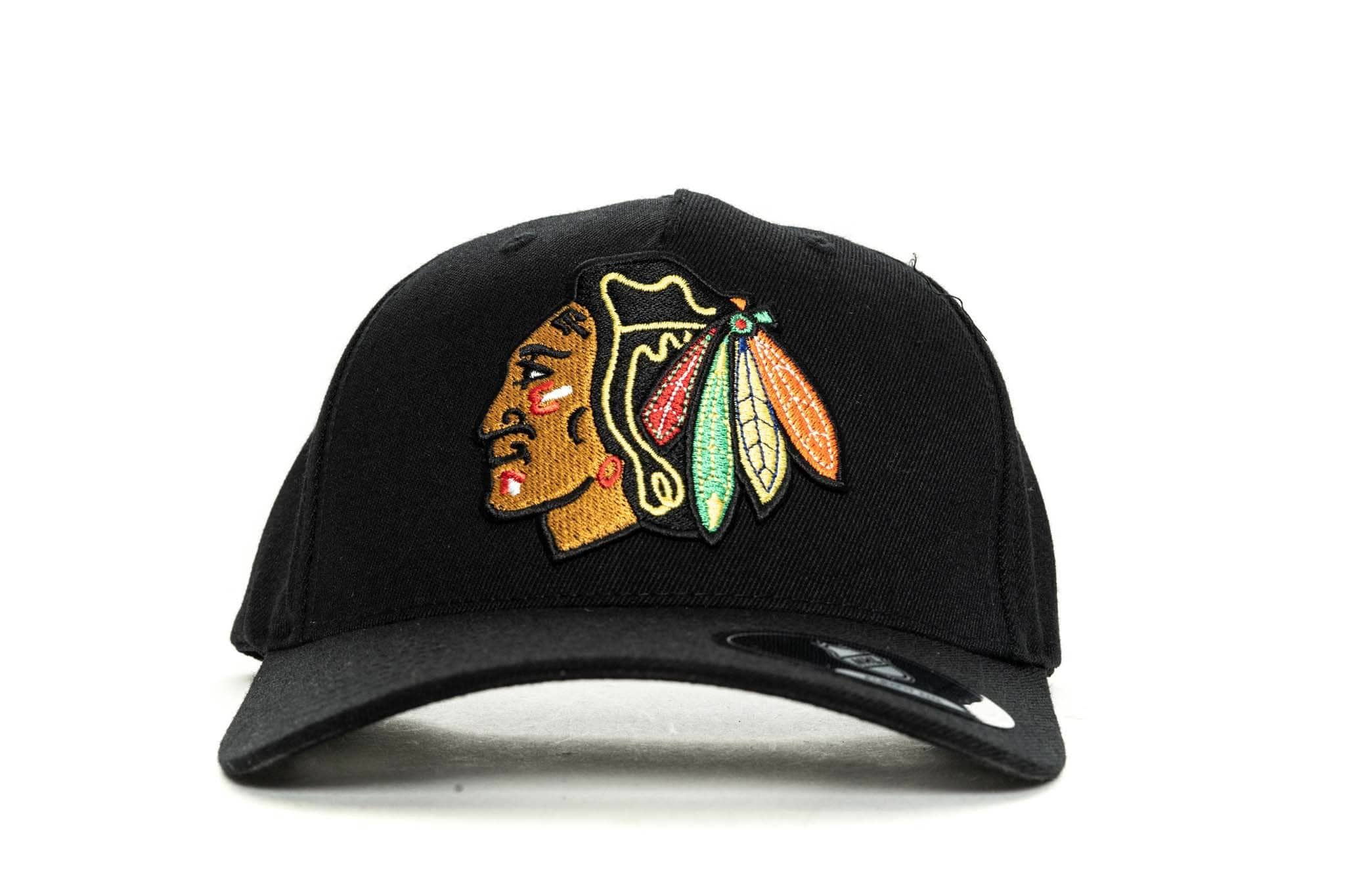 mitchell and ness chicago blackhawks 110 pinch panel snapback