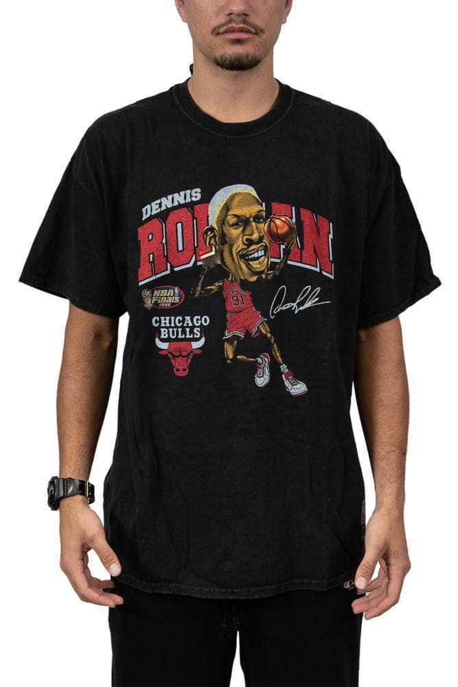 mitchell and ness chicago bulls dennis rodman sig tee mitchell and ness Shirt