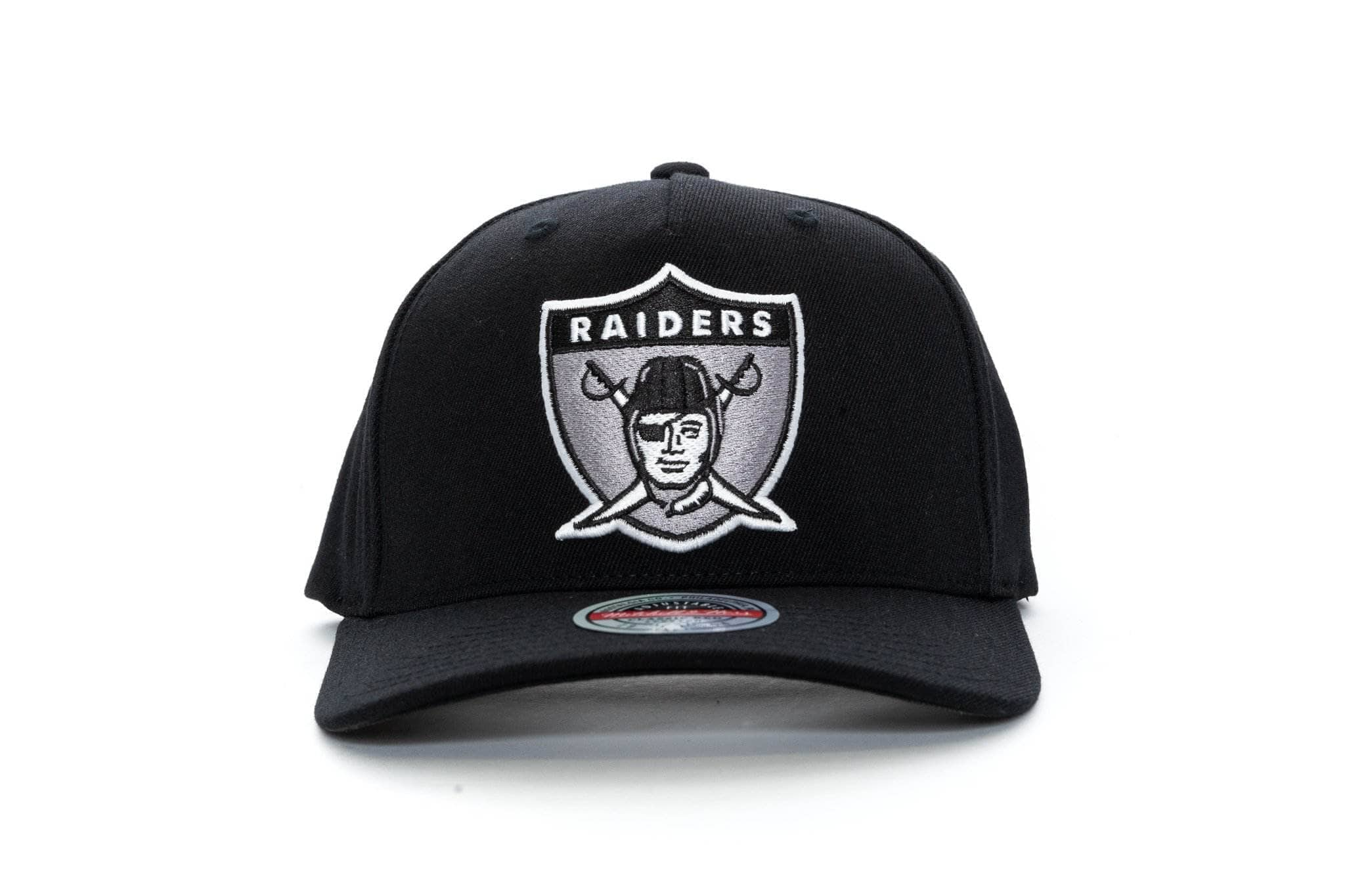 BLACK mitchell and ness classic red stretch las vegas raiders wide receiver snapback mitchell and ness 195563006955 cap