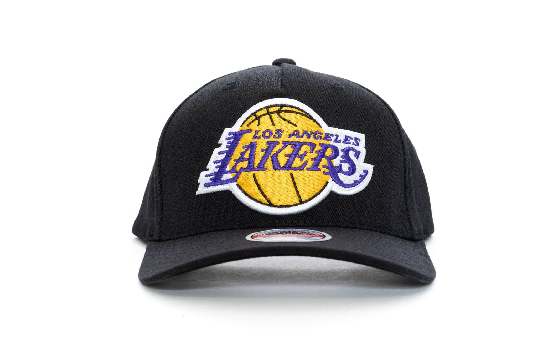 BLACK/TEAM COLOUR mitchell and ness classic red stretch los angeles lakers snapback mitchell and ness 195563006719 cap