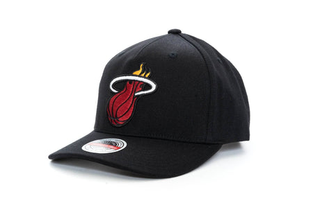 BLACK/TEAM COLOUR mitchell and ness classic red stretch miami heat snapback mitchell and ness 195563006726 cap