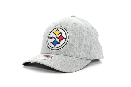 HEAHTER GREY/TEAM HEATHER mitchell and ness classic red stretch pittsburgh steelers snapback mitchell and ness cap