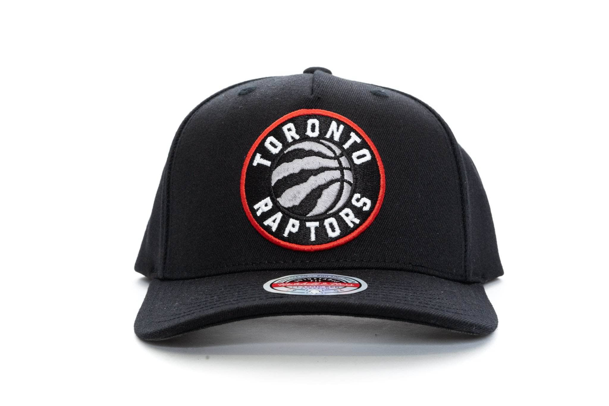 BLACK/TEAM COLOUR mitchell and ness classic red stretch toronto raptor snapback mitchell and ness 195563006764 cap