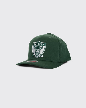 Dark Green Mitchell & Ness Clear Field Raiders Panel mitchell and ness cap