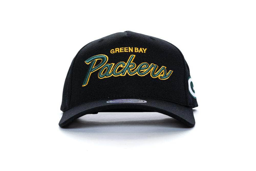 heather/grey mitchell and ness defense pinch panel greenbay packers mitchell and ness cap