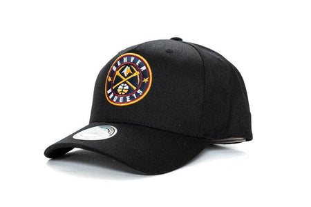 BLACK/BLACK AND COLOUR mitchell and ness denver nuggets 110 pinch panel snapback mitchell and ness cap