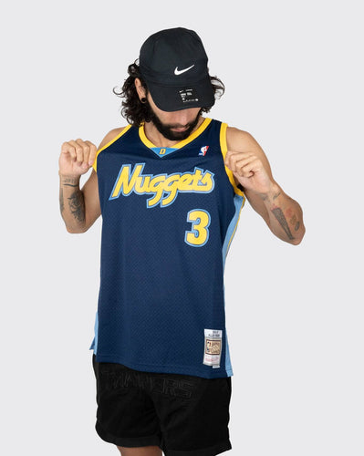 mitchell and ness denver nuggets iverson 06-07 jersey Blue mitchell and ness tank