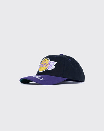 Black Mitchell & Ness Double Up Deadstock Lakers mitchell & ness cap