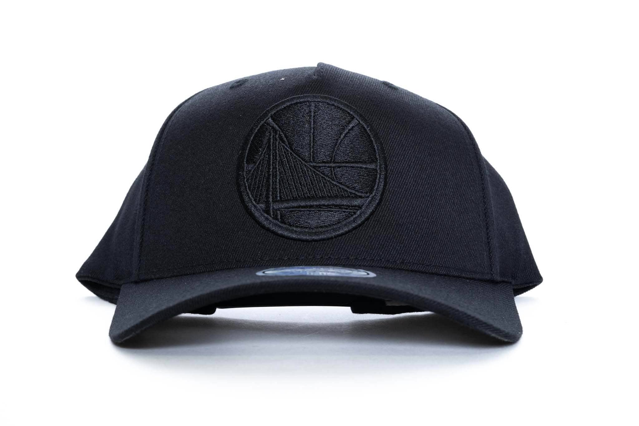 black/black mitchell and ness golden state warriors logo 110 snapback mitchell and ness 5056133947908 cap