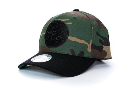 Camo mitchell and ness goldwich pinch panel philadelphia 76ers mitchell and ness cap