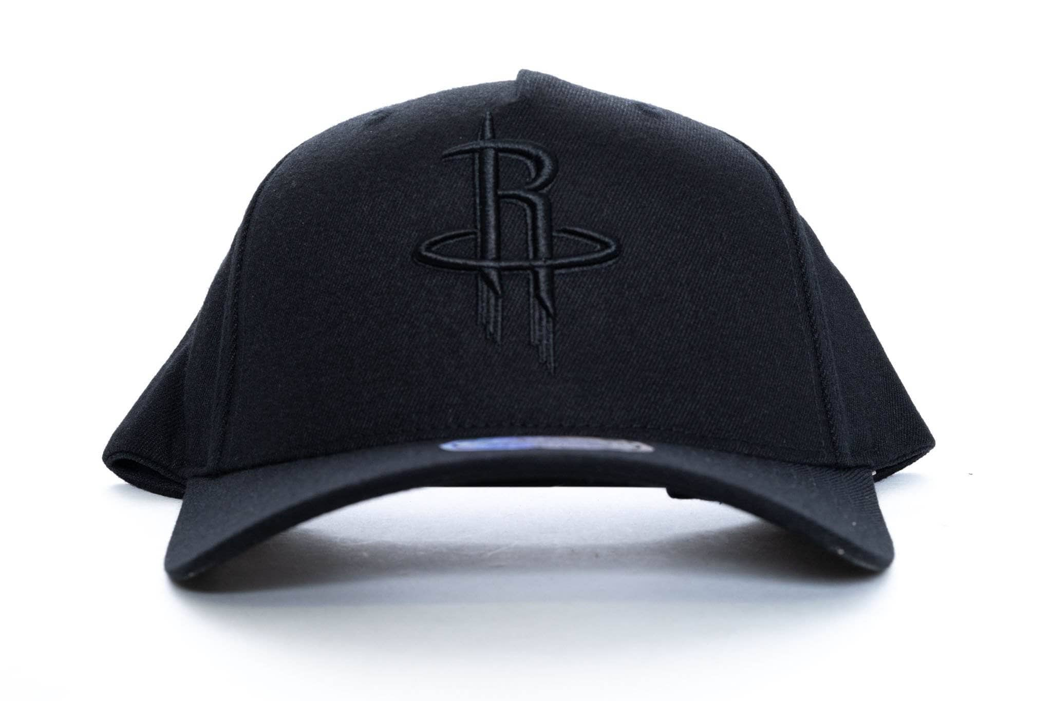 black/black mitchell and ness houston rockets logo 110 snapback mitchell and ness 5056161643636 cap