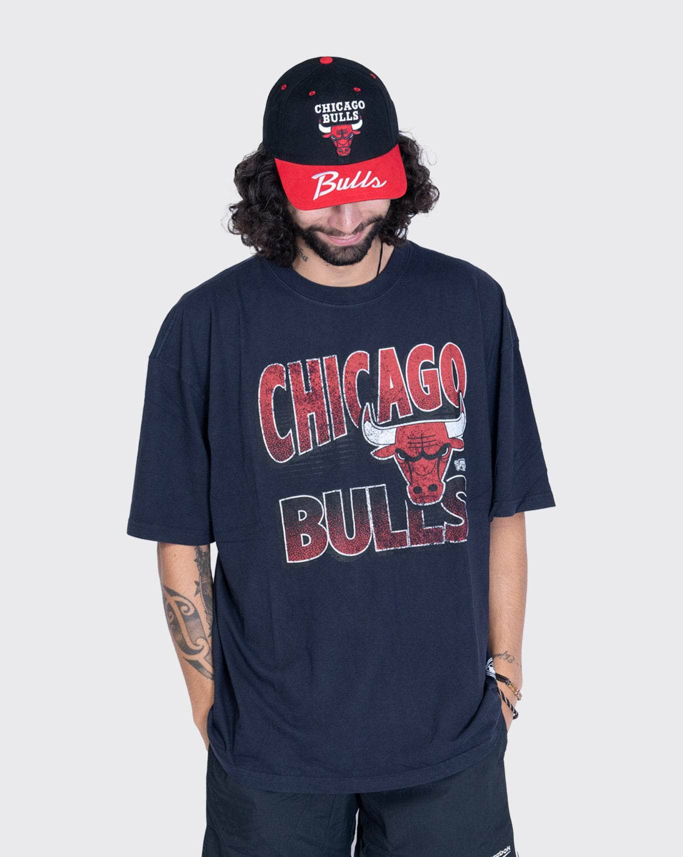 Mitchell & Ness Incline Stack Bulls Tee mitchell & ness Shirt