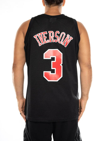 mitchell and ness iverson 76ers 96-97 swingman jersey