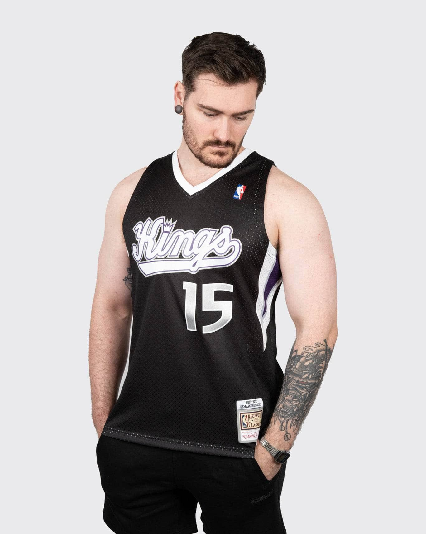 Black / L Mitchell & Ness Kings Cousin 11-12 Swing Jersey mitchell & ness tank