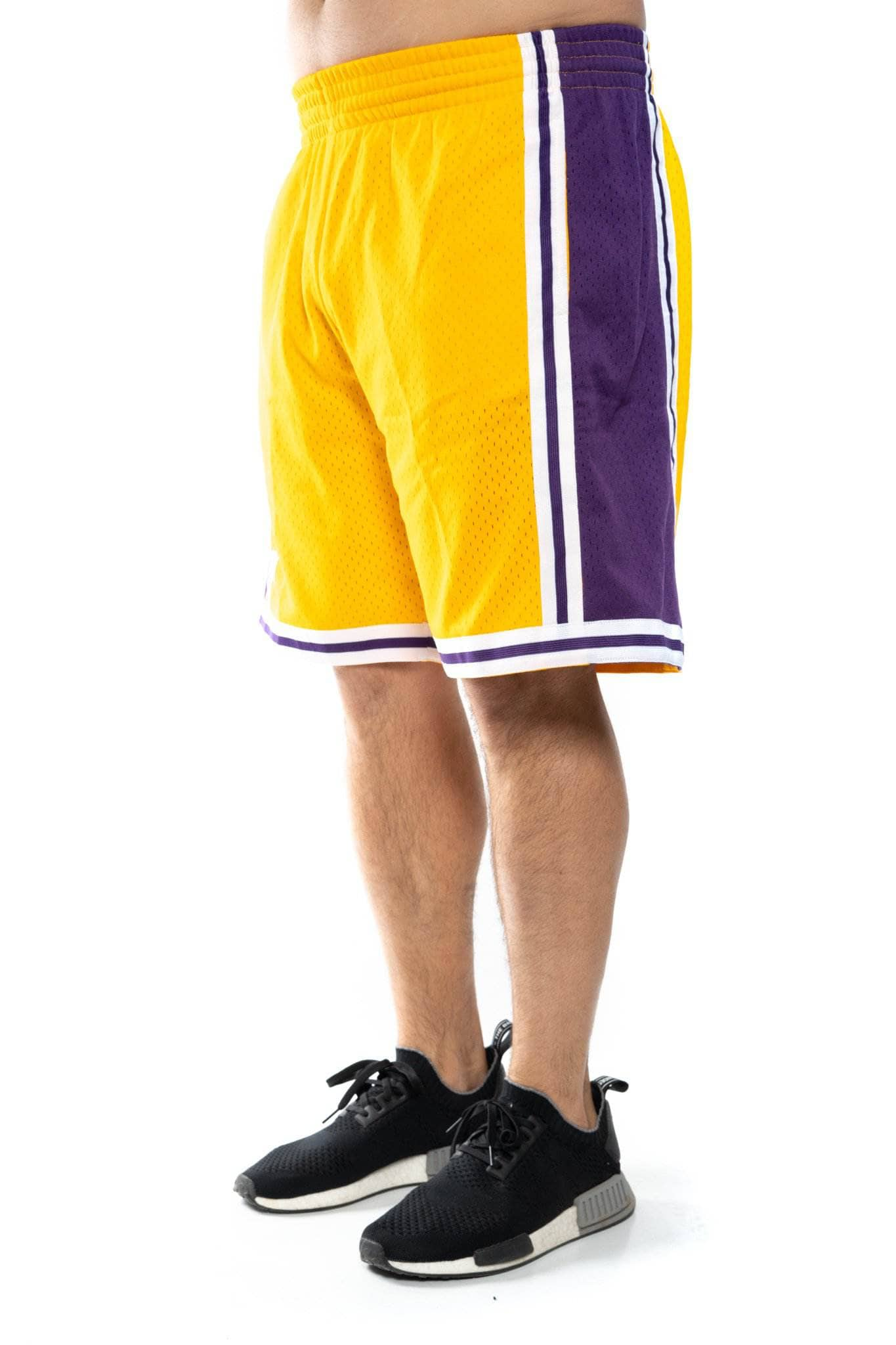 mitchell and ness los angeles lakers home 96-97 nba swingman shorts mitchell and ness Short