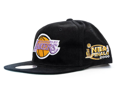 BLACK mitchell and ness los angeles lakers road finals snapback mitchell and ness cap