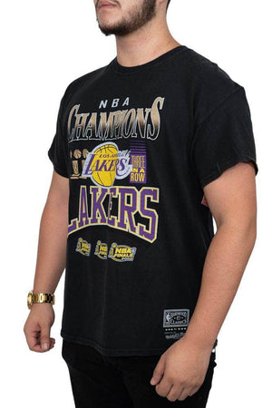 mitchell and ness los angeles lakers vintage champ tee mitchell and ness Shirt