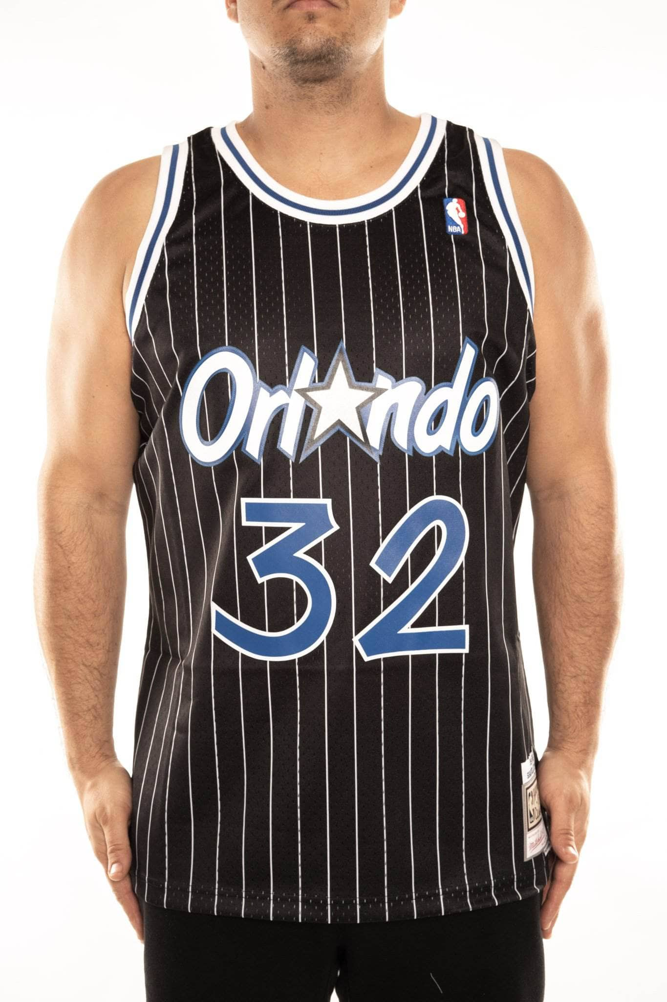 mitchell and ness magic shaq 32 alt 94-95 swingman jersey mitchell and ness jersey