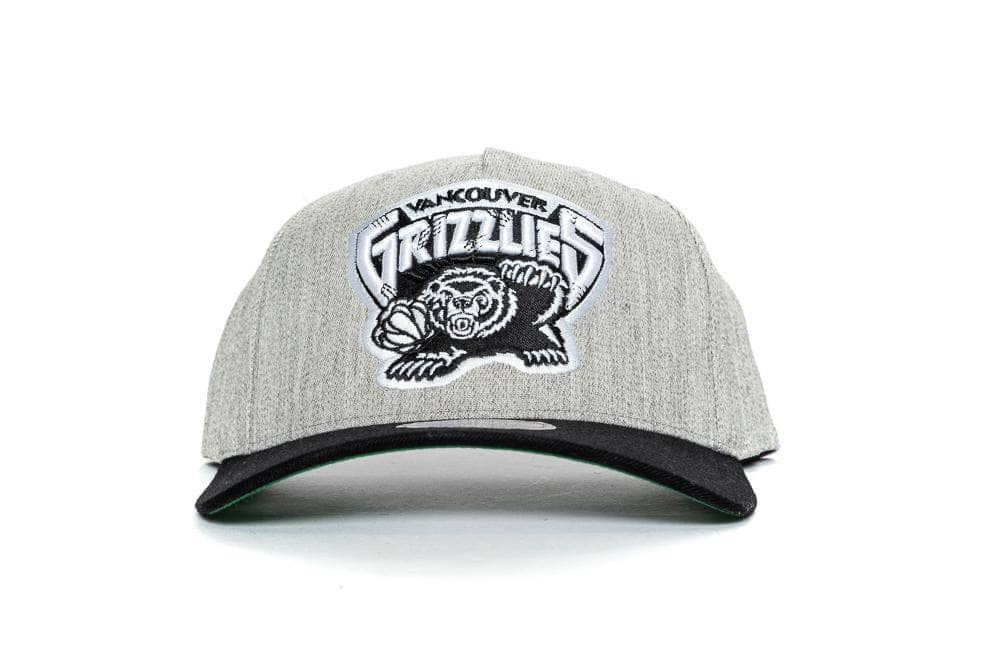 HEATHER GREY/GREY BLACK-POP mitchell and ness memphis grizzlies 110 pinch panel snapback mitchell and ness 194582640713 cap