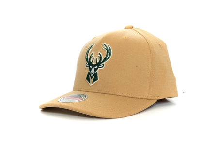 khaki mitchell and ness milwaukee bucks pinch panel mitchell and ness 195563025932 cap