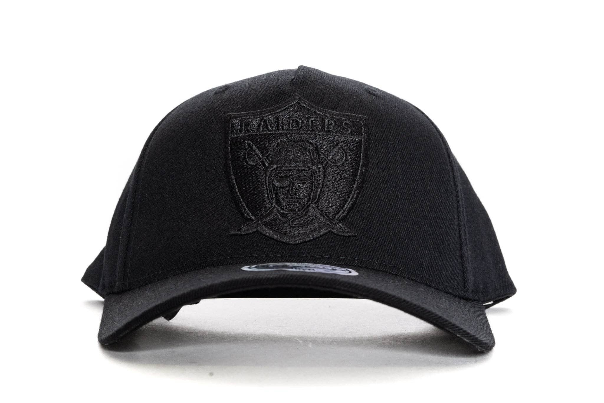 ALL BLACK mitchell and ness oakland raiders 110 snapback mitchell and ness cap