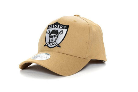 WHEAT/BLACK AND WHITE mitchell and ness oakland raiders wheat 110 pinch panel snapback mitchell and ness cap