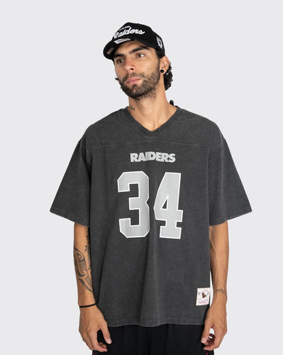 Mitchell & Ness Los Angeles Raiders Script T-Shirt Faded Black