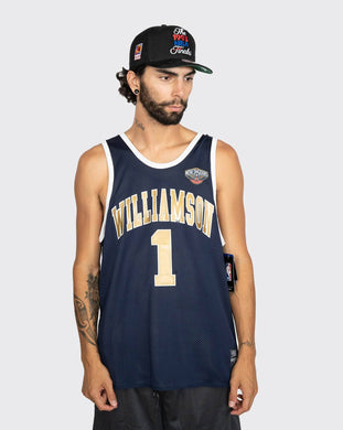 Mitchell & Ness Pelicans Top of the Key Rev Tank mitchell and ness tank