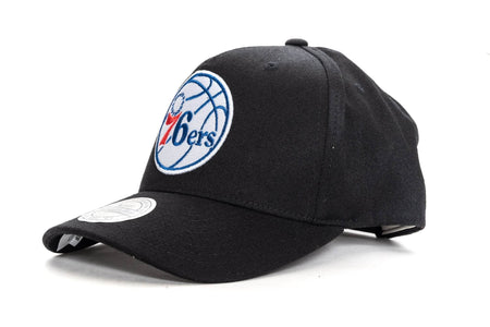 BLACK/BLACK AND COLOUR mitchell and ness philadelphia 76ers 110 pinch panel snapback mitchell and ness 5056161644688 cap