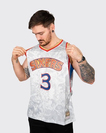 mitchell and ness CNY philadelphia 76ers iverson jersey mitchell and ness tank