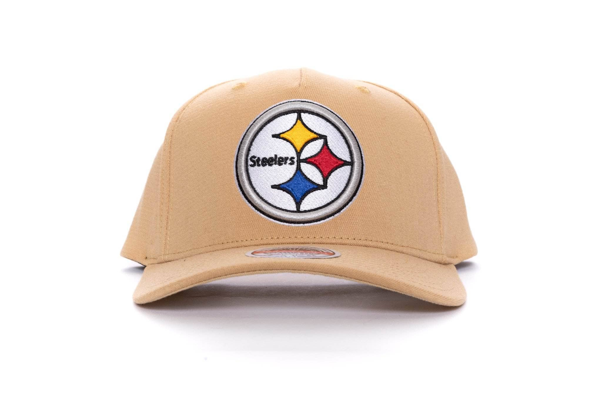 khaki mitchell and ness pittsburgh steelers pinch panel mitchell and ness 195563025598 cap